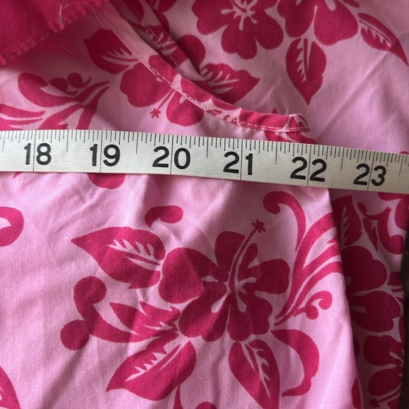 Be'be' Tahiti Pink Hawaiian Dress Made in Hawaii VLV - Picture 12 of 14